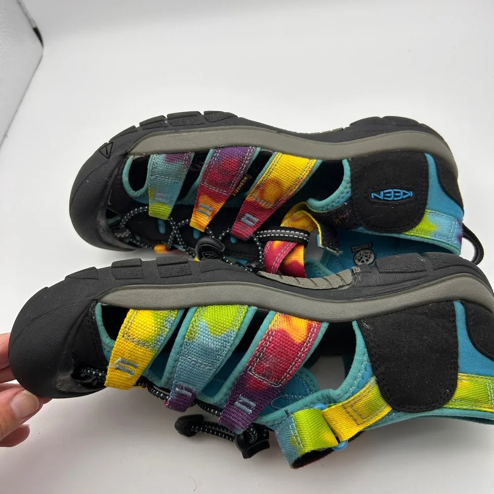 Keen Newport H2 Kids Tie Dye Sport Sandals Multi Color Water Shoes Size 5 US